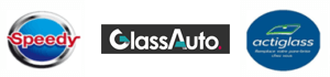 Nos réseaux partenaires selectionnés : Speedy, Glass Auto Service, Actiglass, Glasseo