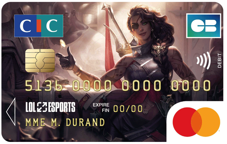 carte bancaire League of Legends Aphelios