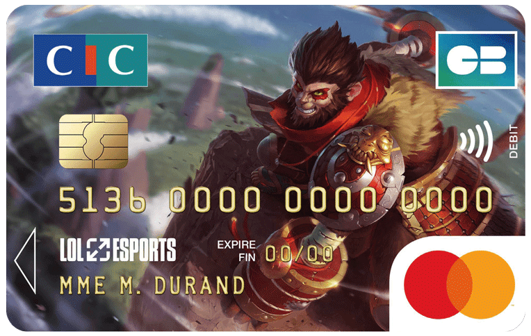 carte bancaire League of Legends Wukong